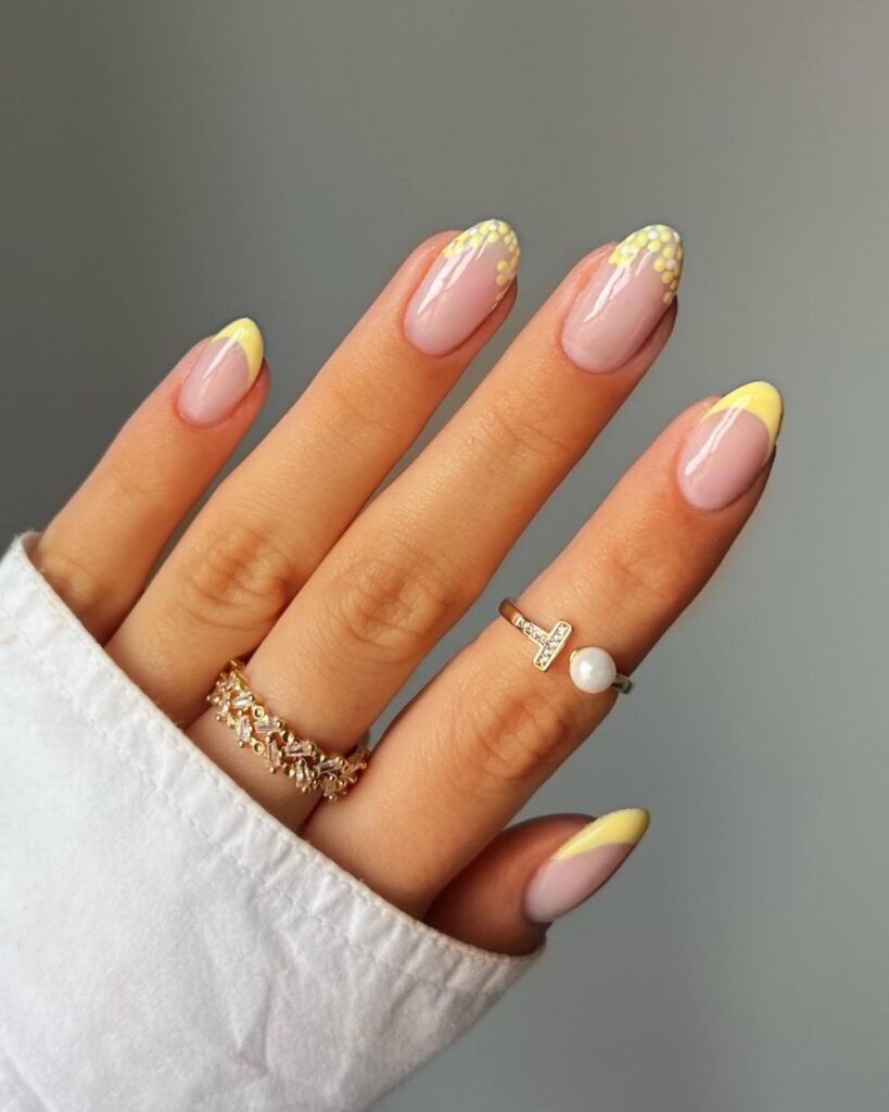 Yellow nail art ideas