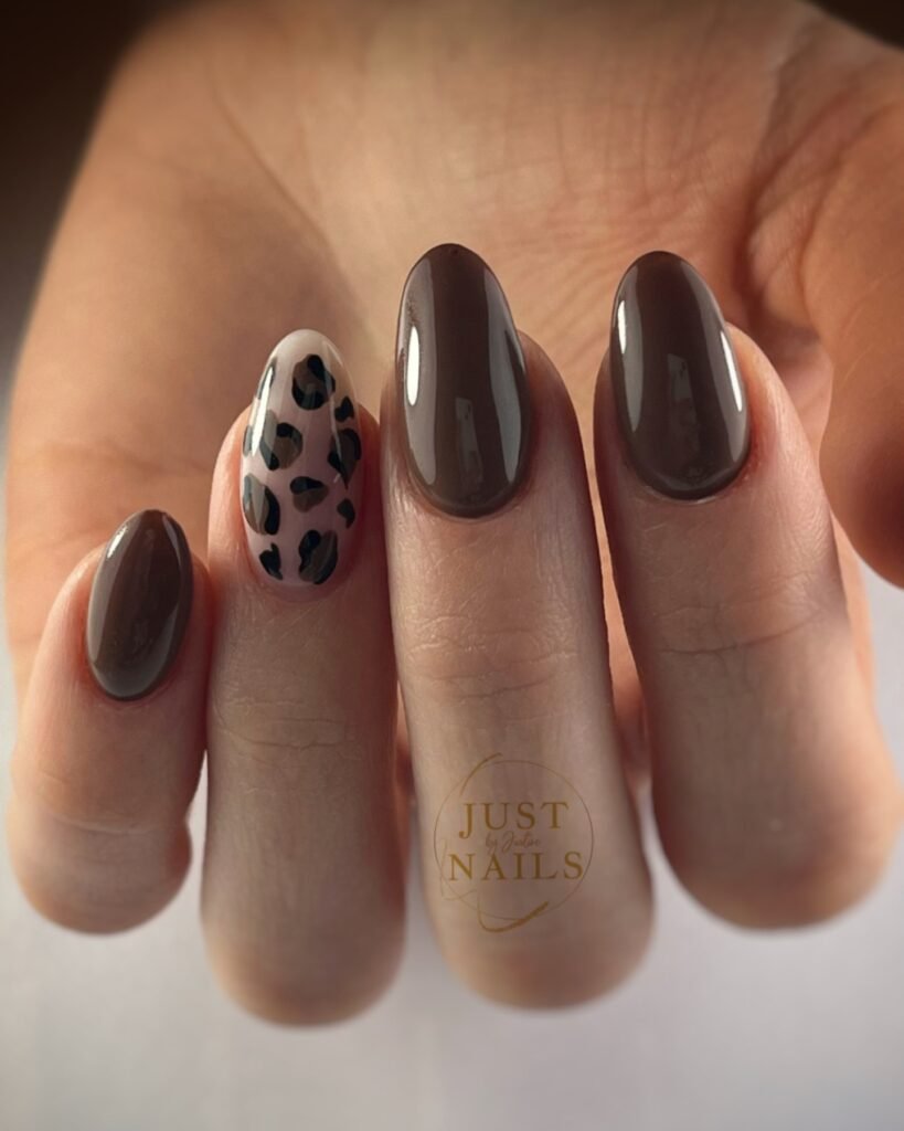 French-style nude nail art with rhinestones
