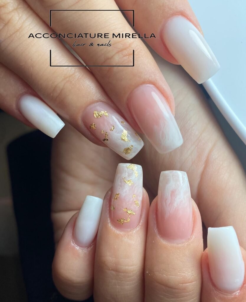 Champagne Cat - Eye Vintage Nails